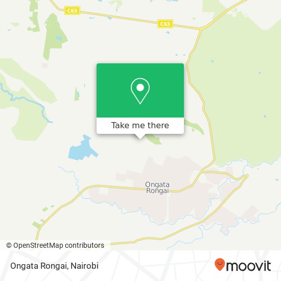 Ongata Rongai map
