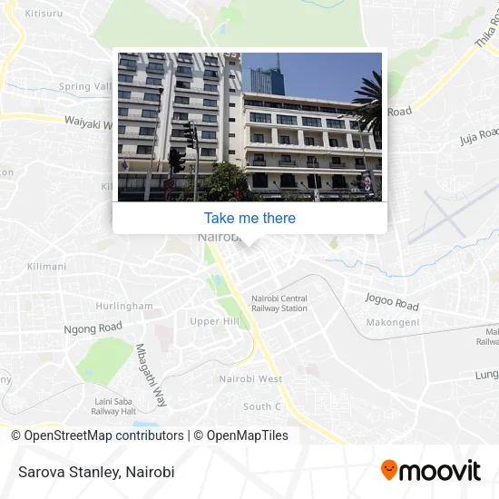 Sarova Stanley map