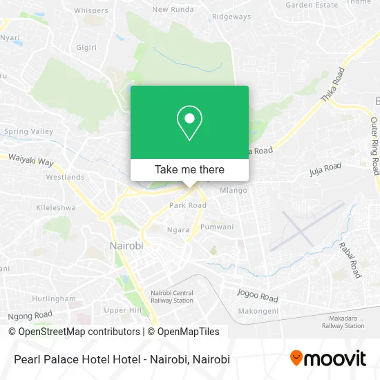 Pearl Palace Hotel Hotel - Nairobi map