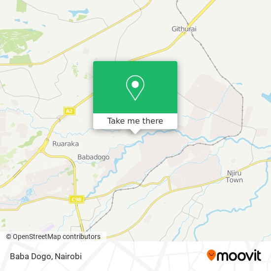 Baba Dogo map