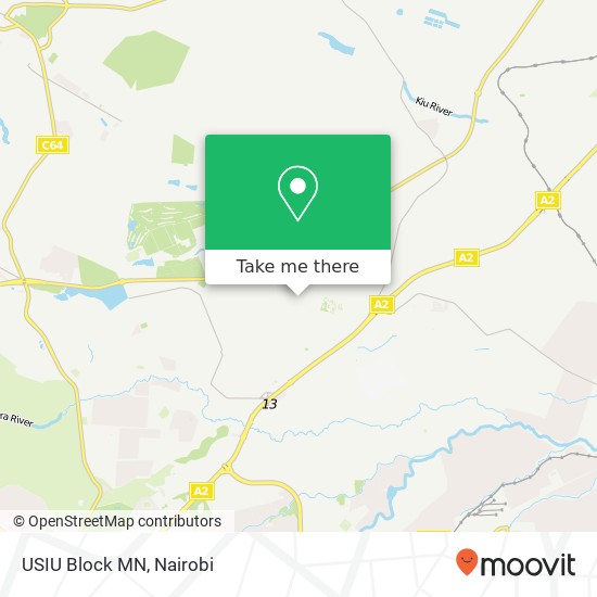 USIU Block MN map