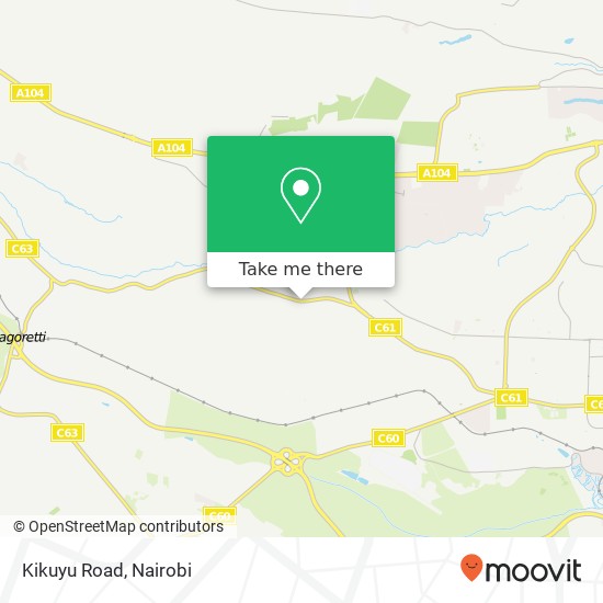 Kikuyu Road map