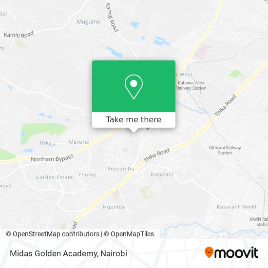 Midas Golden Academy map