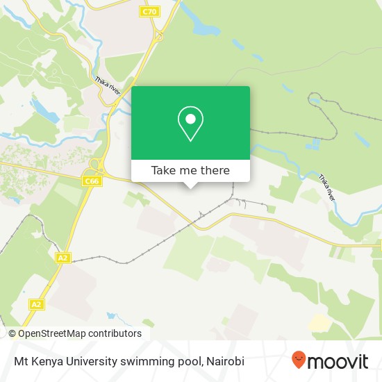 Mt Kenya University swimming pool map