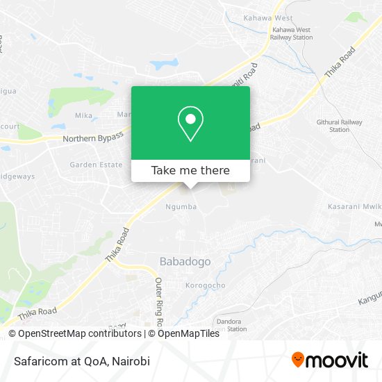 Safaricom at QoA map