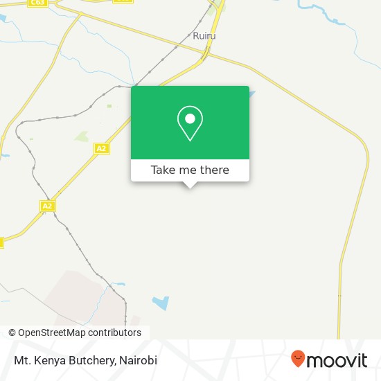 Mt. Kenya Butchery map