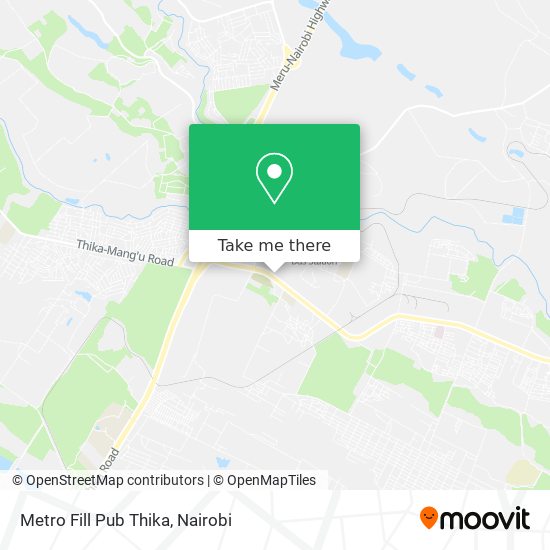 Metro Fill Pub Thika map
