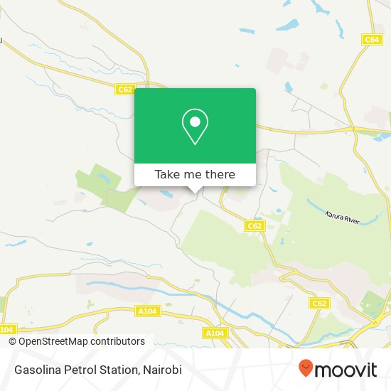 Gasolina Petrol Station map