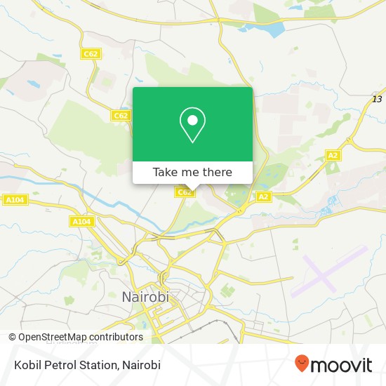 Kobil Petrol Station map