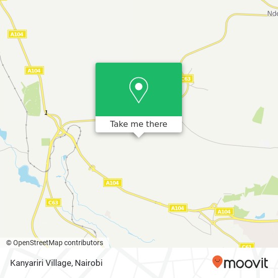 Kanyariri Village map