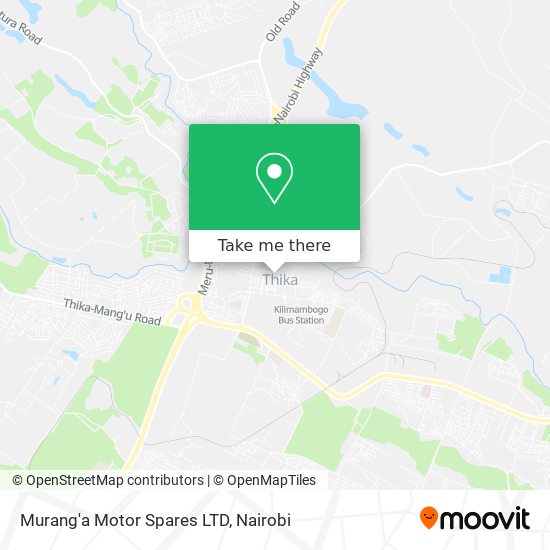 Murang'a Motor Spares LTD map