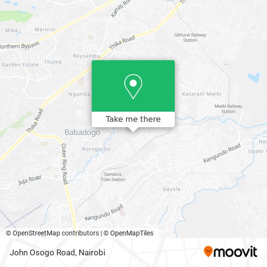 John Osogo Road map