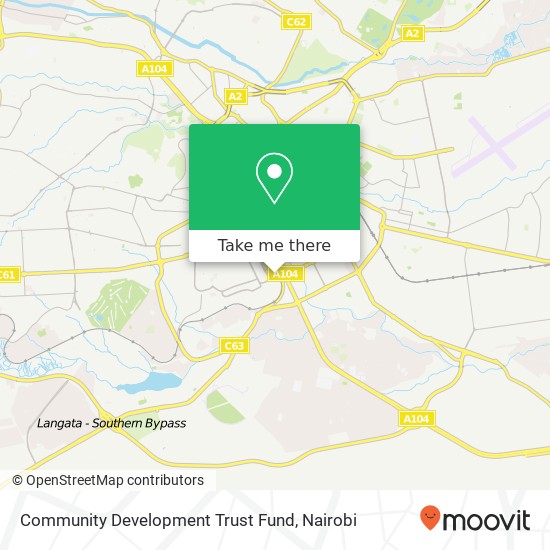 Community Development Trust Fund map