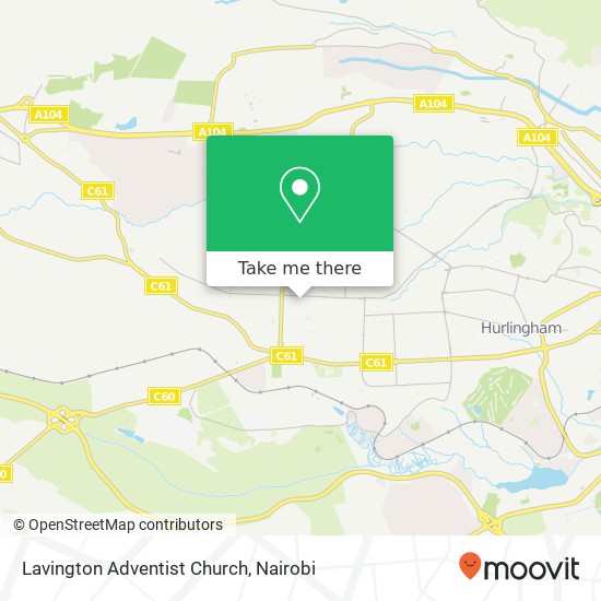 Lavington Adventist Church map