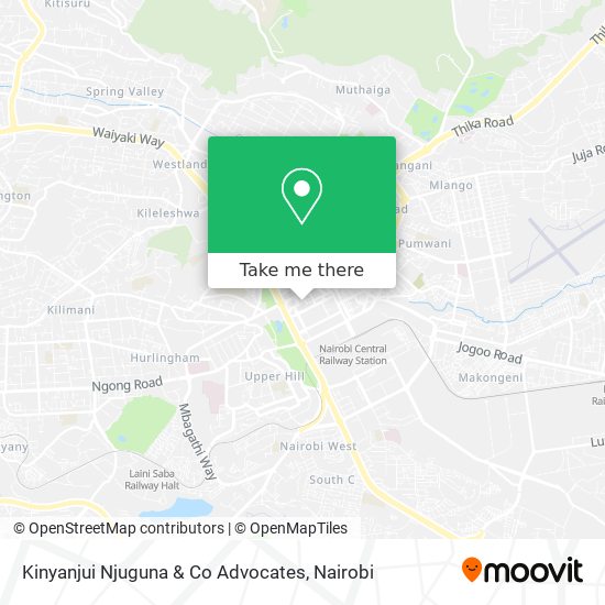 Kinyanjui Njuguna & Co Advocates map