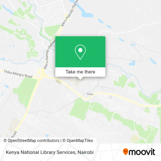 Kenya National Library Services map