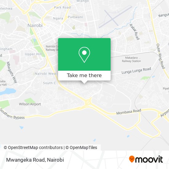 Mwangeka Road map