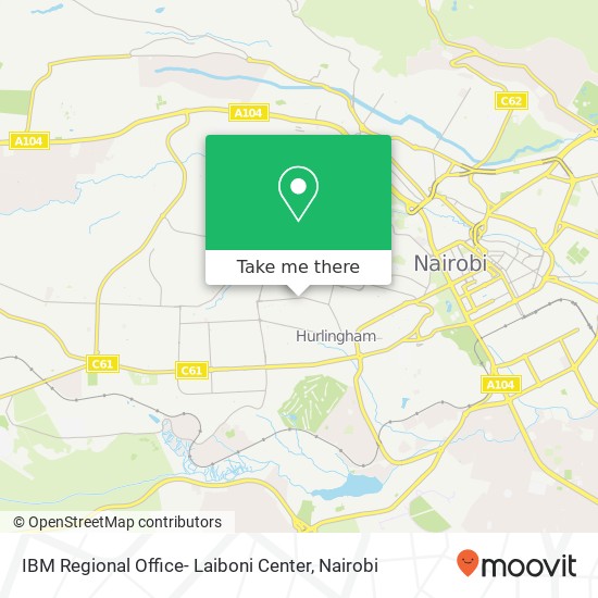 IBM Regional Office- Laiboni Center map