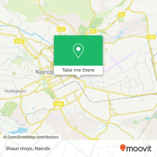 Shauri  moyo map