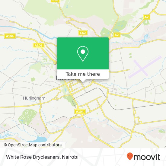 White Rose Drycleaners map