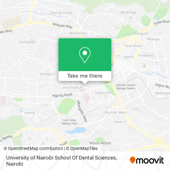 University of Nairobi School Of Dental Sciences map
