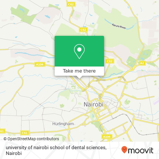 university of nairobi school of dental sciences map