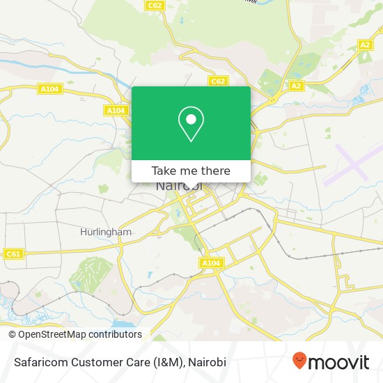 Safaricom Customer Care (I&M) map