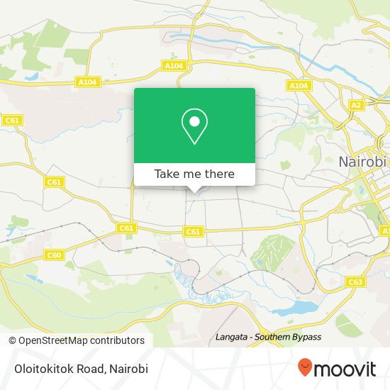 Oloitokitok Road map