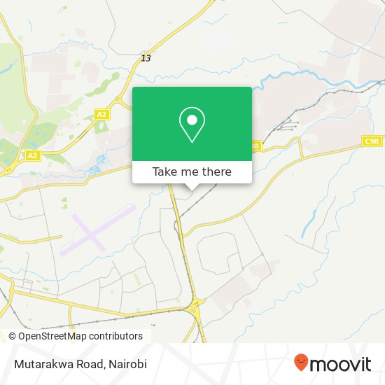 Mutarakwa Road map