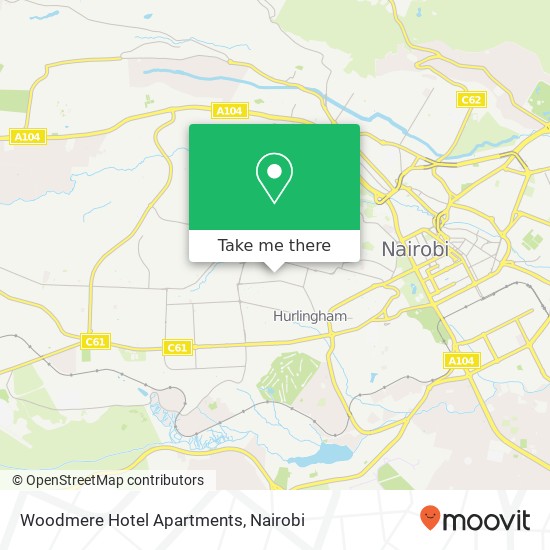 Woodmere Hotel Apartments map