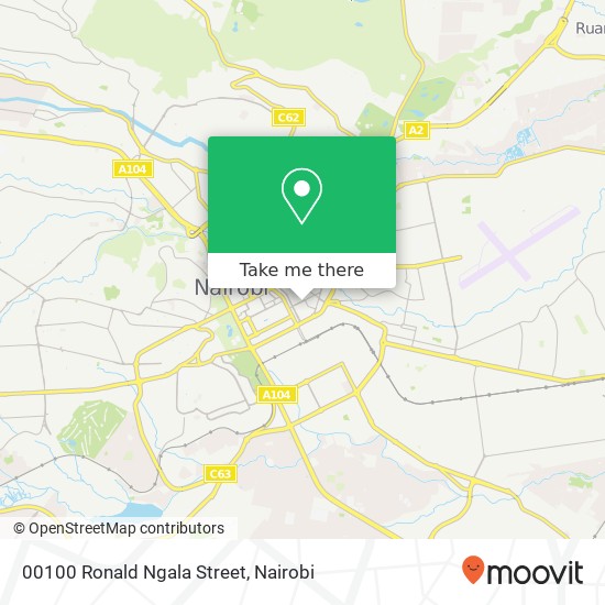 00100 Ronald Ngala Street map