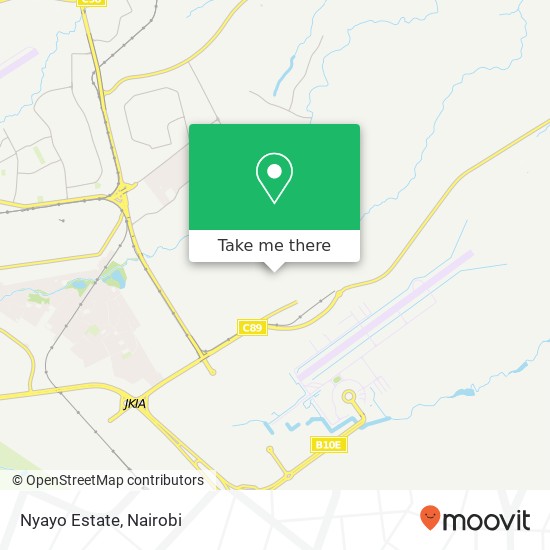 Nyayo Estate map