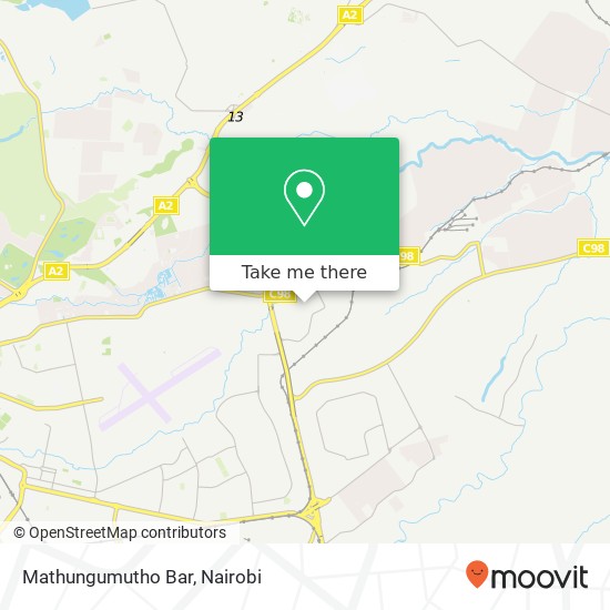 Mathungumutho Bar map
