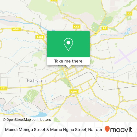 Muindi Mbingu Street & Mama Ngina Street map