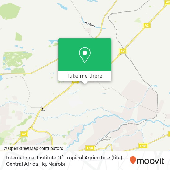 International Institute Of Tropical Agriculture (Iita) Central Africa Hq map