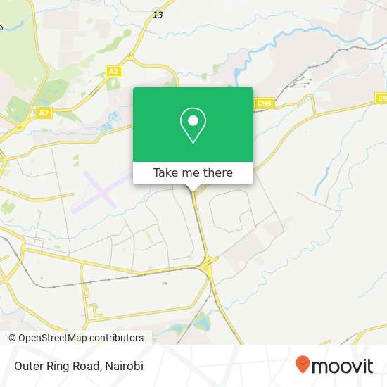 Outer Ring Road map