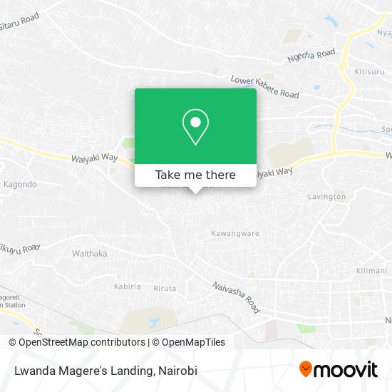 Lwanda Magere's Landing map