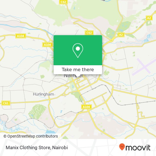 Manix Clothing Store map