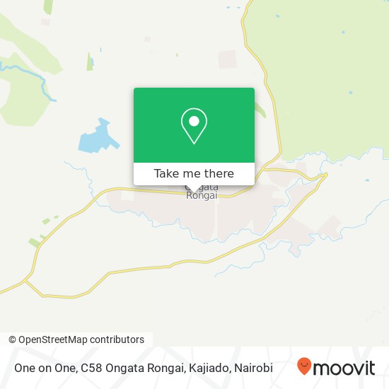 One on One, C58 Ongata Rongai, Kajiado map