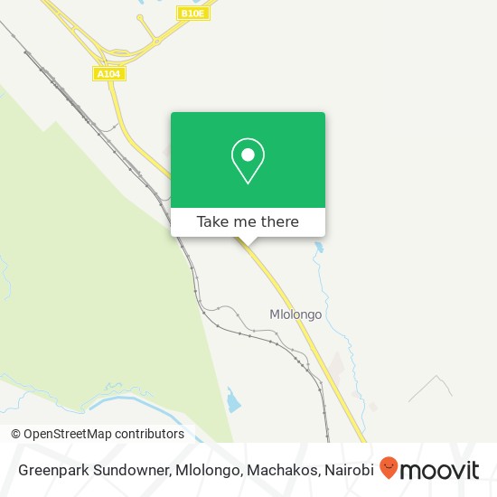 Greenpark Sundowner, Mlolongo, Machakos map