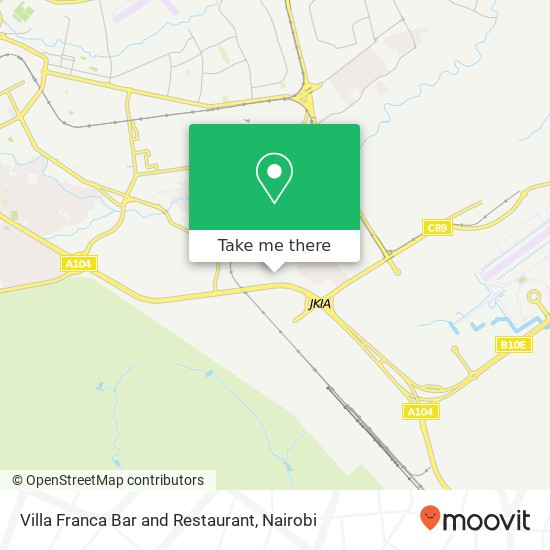 Villa Franca Bar and Restaurant map