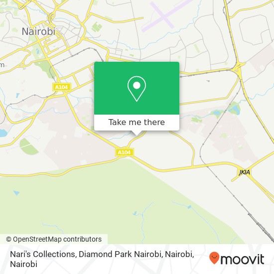 Nari's Collections, Diamond Park Nairobi, Nairobi map