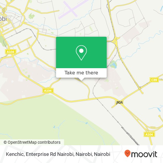 Kenchic, Enterprise Rd Nairobi, Nairobi map