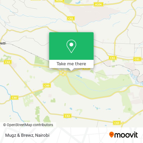 Mugz & Brewz map