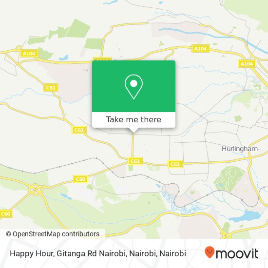 Happy Hour, Gitanga Rd Nairobi, Nairobi map