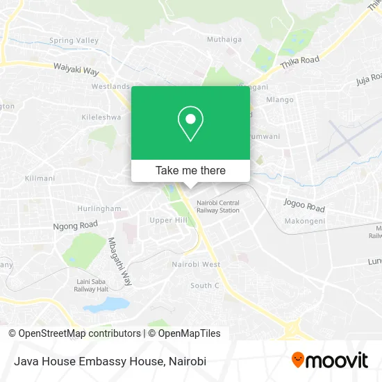 Java House Embassy House map