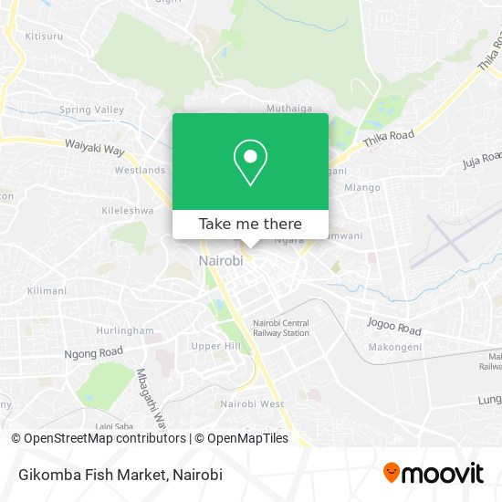 Gikomba Fish Market map