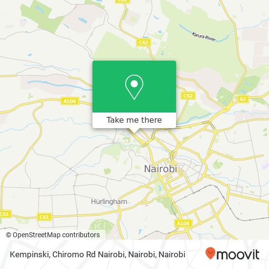 Kempinski, Chiromo Rd Nairobi, Nairobi map
