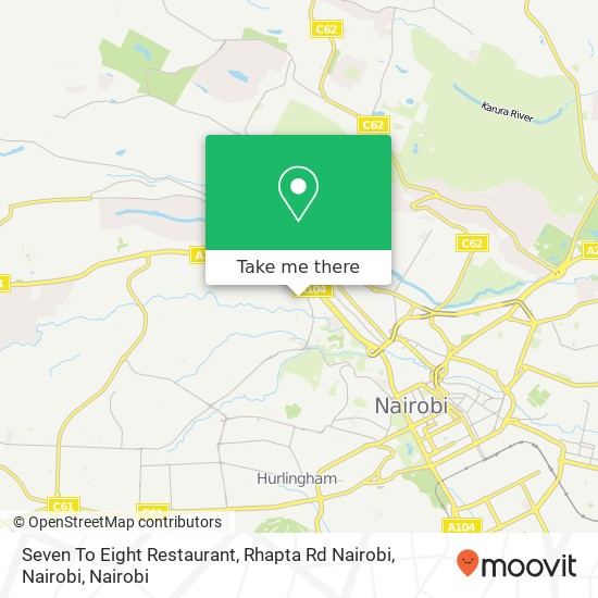 Seven To Eight Restaurant, Rhapta Rd Nairobi, Nairobi map