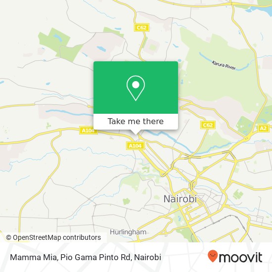 Mamma Mia, Pio Gama Pinto Rd map